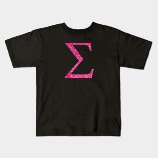 Pink Sigma Kids T-Shirt
